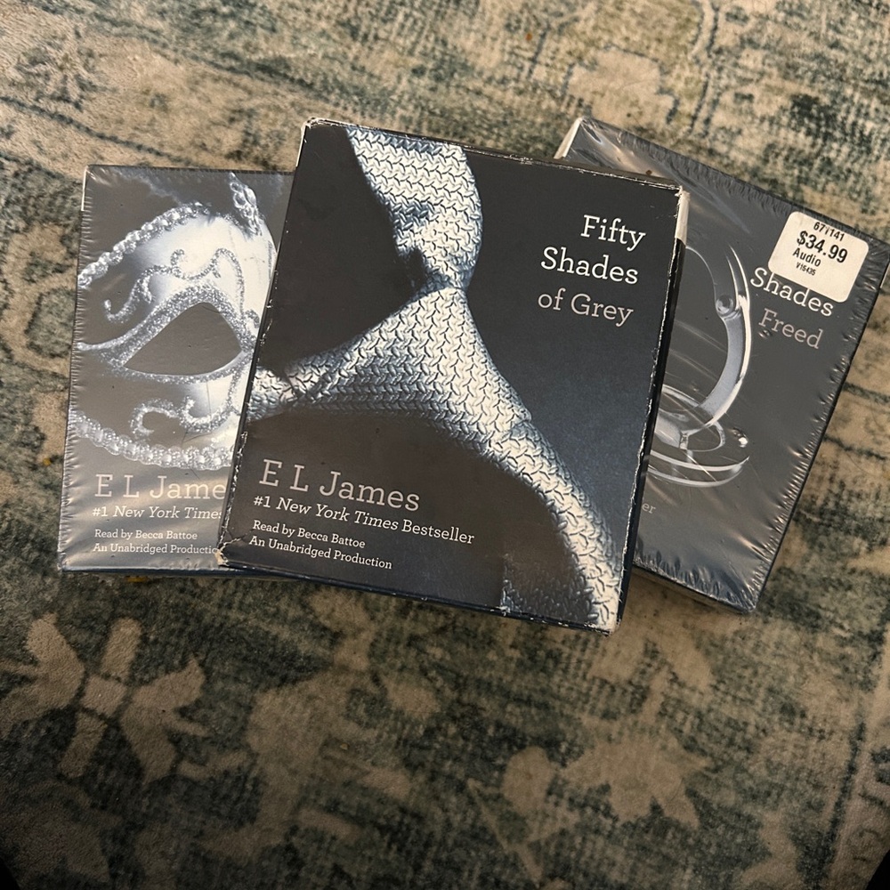 Fifty Shades of Grey, Darker and Freed Audio Book Set